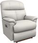 La-Z-Boy® Reed Oyster Leather Power Rocking Recliner with Headrest-0