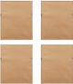 Olliix by Martha Stewart Green Set of 4 Herbal Botany Framed Linen Canvas-5