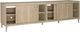 aspenhome® Maddox Biscotti 80" TV Console with Backer-5