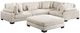 Homelegance® Traverse 5-Piece Beige Modular Sectional with Ottoman-0