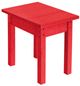 C R Plastic Generation Line Red Small Rectangular Table-0