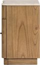 Four Hands Boa Cream Marble/Sandy Mindi Veneer Nightstand-4