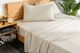 MLILY® Soft Washed 4-Piece Brown Queen Sheet Set-1