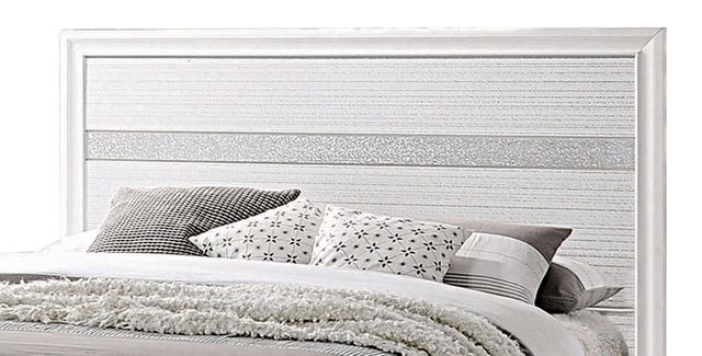 Coaster® Miranda White King Headboard and Footboard-4