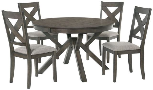 New Classic® Home Furnishings Gulliver Rustic Brown Dining Table-0