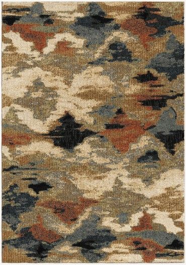 Orian Next Generation Diamond Heather Sunshine 5'x8' Area Rug-0