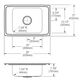 Elkay Celebrity® Brushed Satin Stainless Steel 25'' x 17'' x 7" 2-Hole Single Bowl Drop-in Sink-1