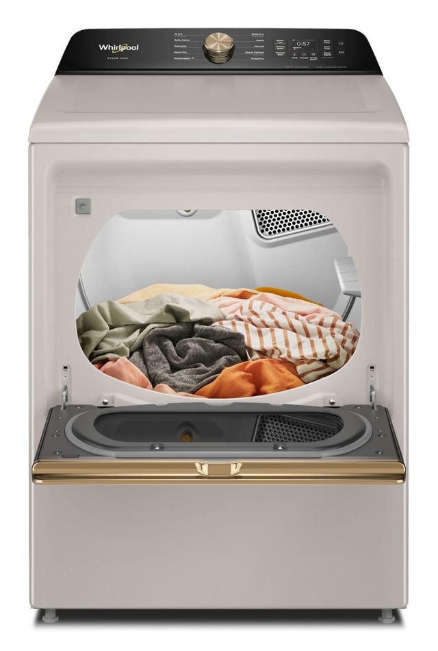 Whirlpool® 7.5 Cu. Ft. Fresh Linen Vented Electric Dryer with Steam Iron and AI Dry-4