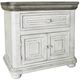 International Furniture Direct Luna 4-Piece Brown/White Two Tone Eastern King Bedroom Set-3