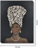 Classy Living Dramatic Majestic Plaid Crowned Muse Wall Art-2
