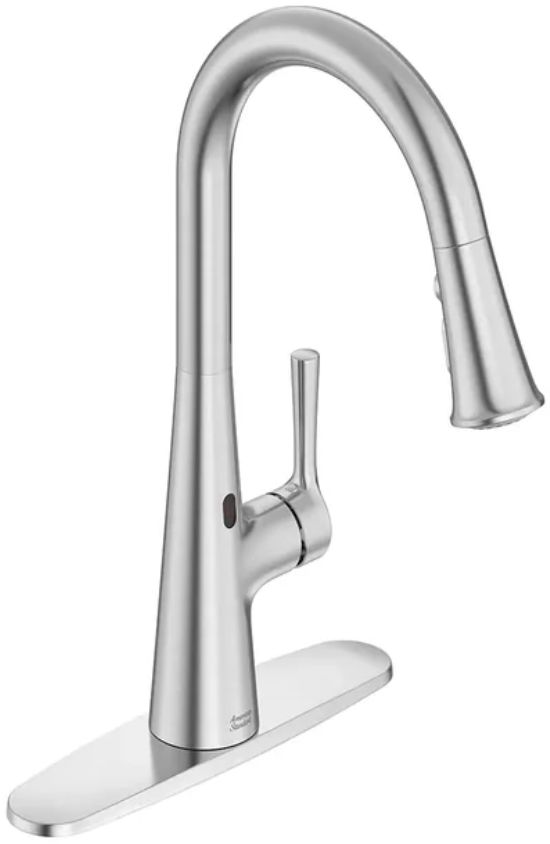 American Standard Southport Stainless Steel Touchless Single-Handle Pull-Down Dual Spray Kitchen Faucet-0