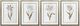 Crestview Collection Gilded Botanicals 4-Piece Wall Art Set-0