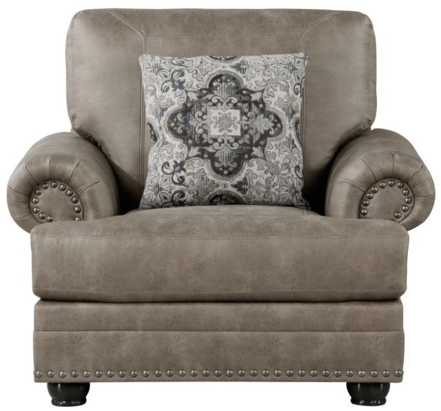 Homelegance® Franklin Mushroom Brown Chair-2