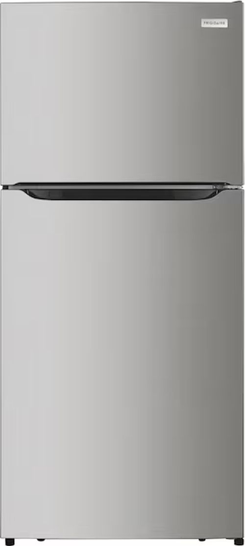 Frigidaire 30 in. 18.2 Cu. Ft. Fingerprint-Resistant Stainless Steel Look Garage Ready Top Freezer Refrigerator -0