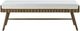 Forty West Perkins White Bench-2