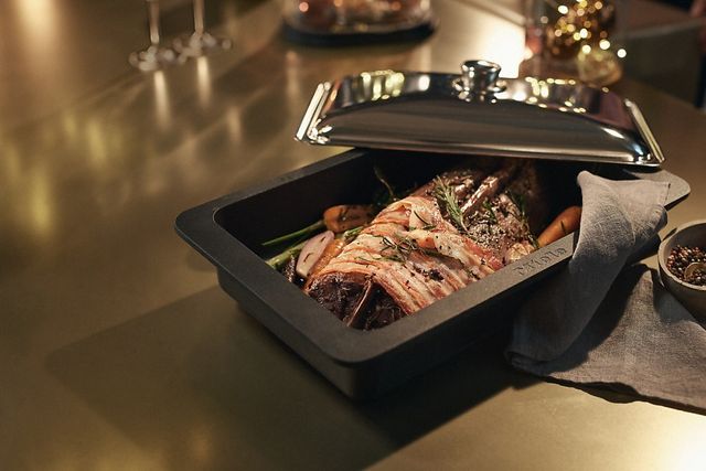 Miele Gourmet Casserole Dish Lid-Stainless Steel-3