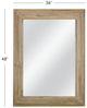 Bassett Mirror Rustic Natural Wood Wall Mirror-2