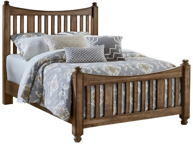Artisan & Post by Vaughan-Bassett Maple Road Maple Syrup California King Slat Poster Bed-0