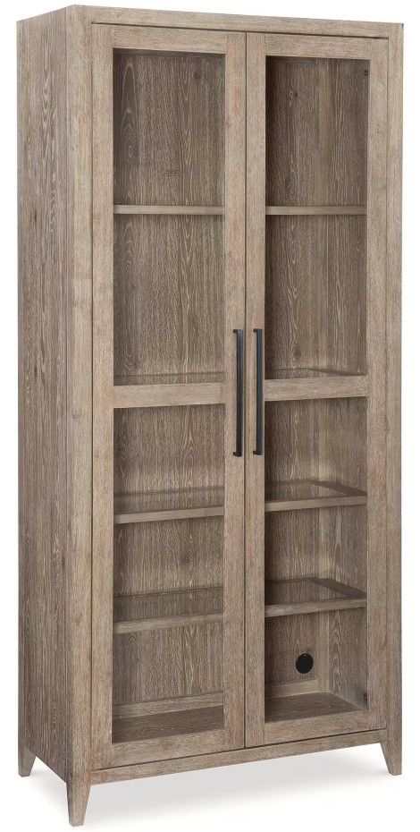 Bassett® Furniture Foster Natural Display Cabinet-0