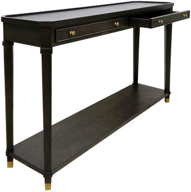 Crestview Collection Carrington Stained Dark Brown Console Table-2