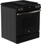 GE® 600 Series 30" Black Slate Slide In Gas Range-2