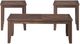 Elements International Jax Cherry 3-Piece Occasional Table Set-0