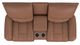 La-Z-Boy® Greyson Caramel Leather Power Reclining Loveseat with Console and Headrest-4