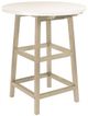 C R Plastic Generation Line Beige Pub Table-0