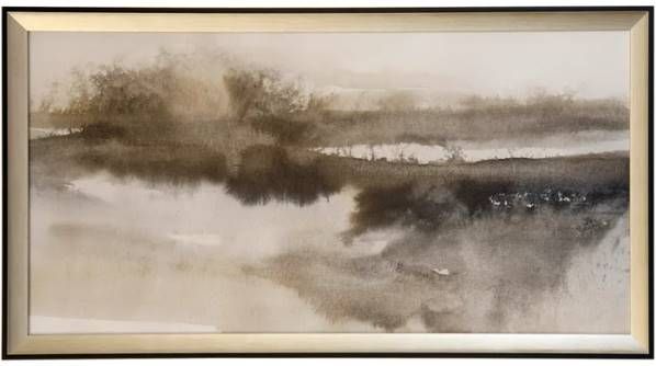 Stylecraft Black/Brown/Gray Wall Art-0