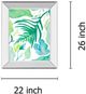Classy Living Kat Papa Green Water Leaves I Wall Art-2