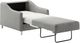 Luonto Furniture Ethos Chrome Cot Sleeper Chair-0