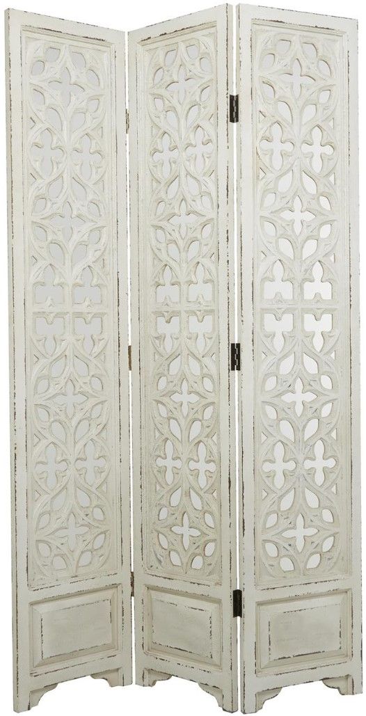 Deco Marche Brown/White Room Panel Divider-0