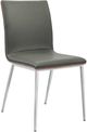 Armen Living Crystal 2-Piece Gray Dining Chairs-0