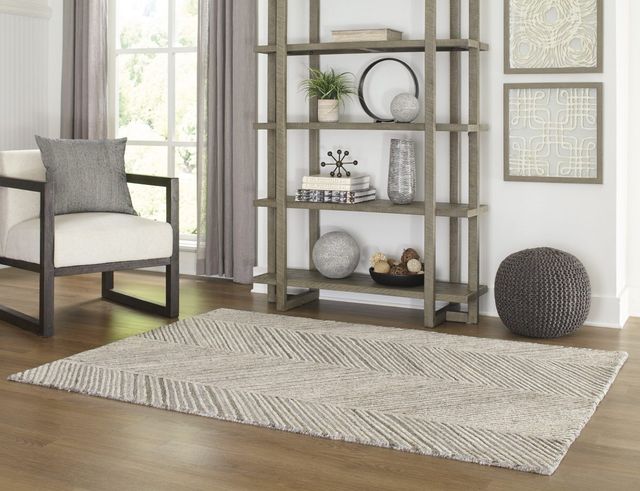 Signature Design by Ashley® Leaford Gray 8'x10' Large Area Rug-3