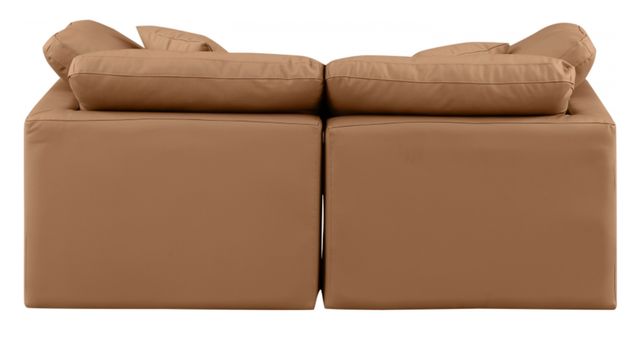 Meridian Furniture Indulge 2-Piece Cognac 70" Modular Loveseat-3