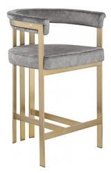 Gray-Brushed Brass