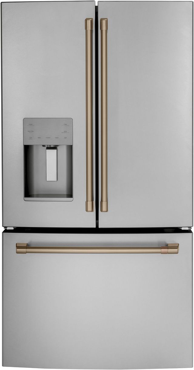 Café™ Brushed Bronze Refrigeration Handle Kit-1