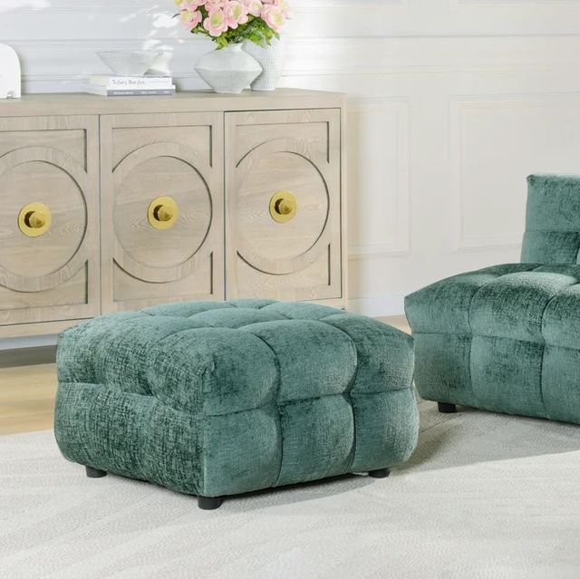 Stylecraft Dann Foley Lifestyle Dark Celadon Ottoman-1