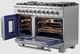 FORNO® Capriasca 48" Stainless Steel Pro Style Gas Range-3