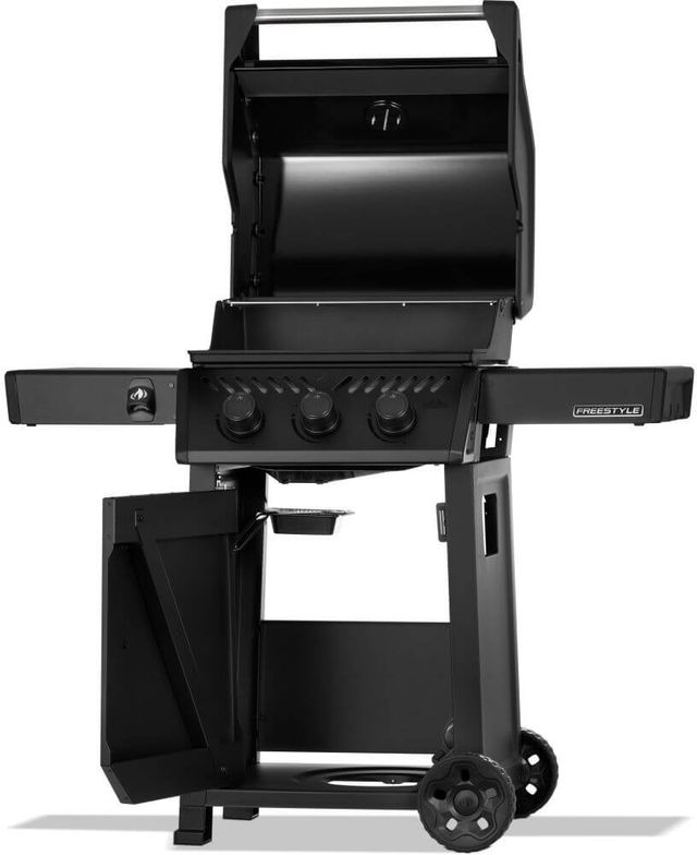 Napoleon Freestyle™ 365 3-Burner Matte Black Freestanding Liquid Propane Grill-4