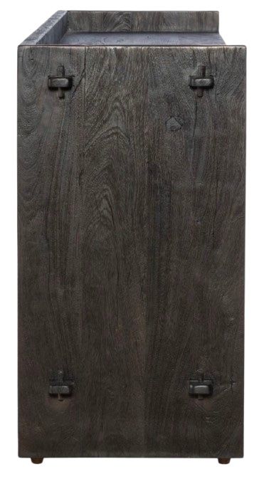 Home Trends & Design Rio 4-Door Black/Brown/Green/White Sideboard-2