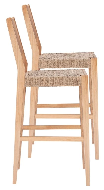 Powell® Cosgrove 2-Piece Natural Bar Stool Set-4