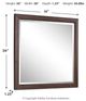 Ashley® Korestone Dark Brown Bedroom Mirror-3