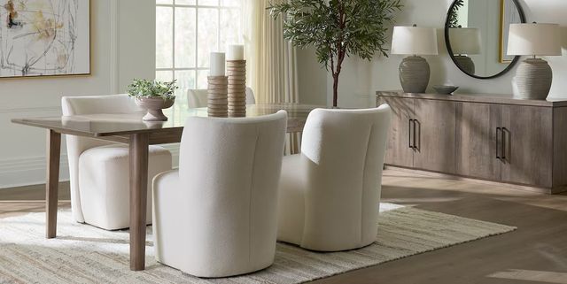 Bassett® Furniture Origins Dandridge Carbon 72" Table with Butterfly Leaf -3