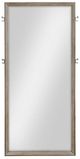 Coaster® Dark Bronze/Washed Oak Floor Mirror-1