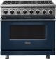 Viking® 7 Series 36" Slate Blue Pro Style Dual Fuel Range-0