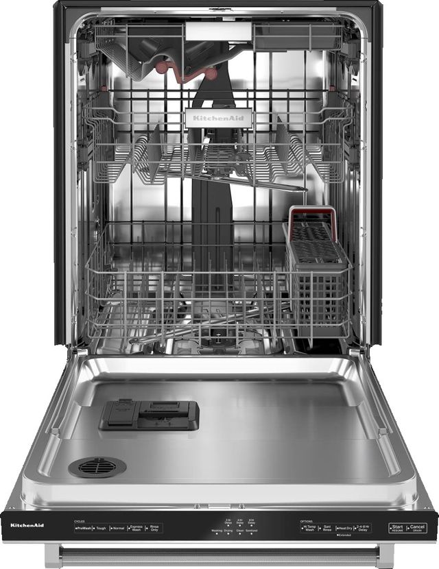 KitchenAid® 24" Stainless Steel Top Control Built In Dishwasher-1