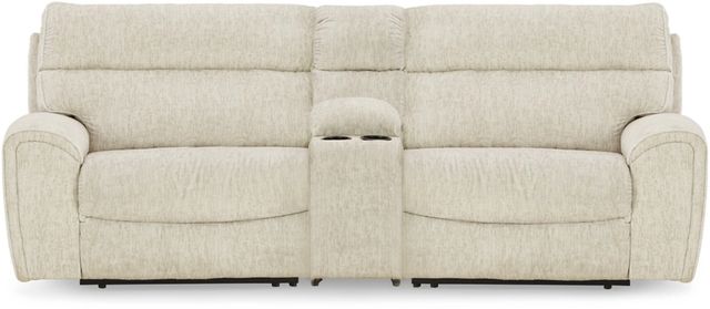 Signature Design by Ashley® Critic's Corner 3-Piece Parchment Power Reclining Sectional-0