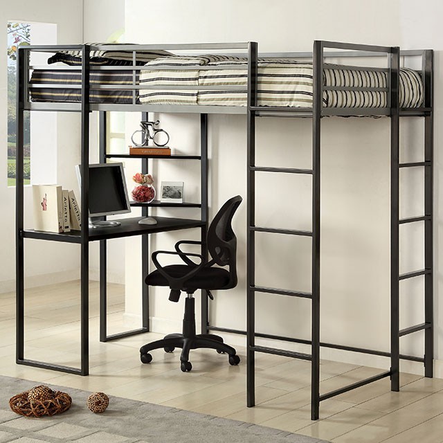 Furniture Of America Sherman Full Bed With Workstation