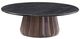 Bassett Mirror Jennings Black Nesting Large Cocktail Table with Brown Base-0